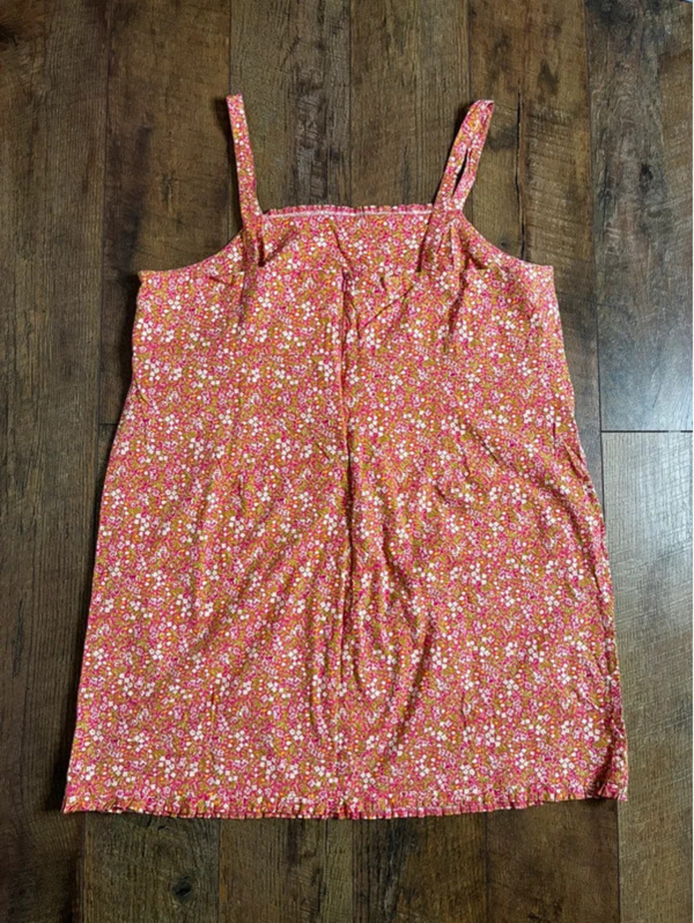 Venezia Jeans Dress Sz 22 Pink Floral Cottagecore Wilderkind Mini Dress - Picture 2 of 6
